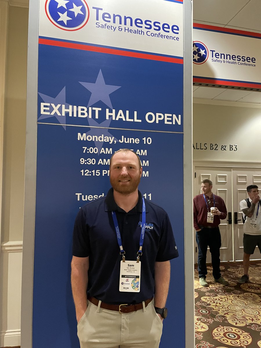 BoilerSupply's tweet photo. Safety is a top priority at Boiler Supply, especially when it comes to your boiler plant.

Our Safety &amp; Risk Control Manager, Sam, is currently attending the Tennessee Safety and Health Conference to evaluate the latest products and practices in safety.

#BoilerSupplyCo https://t.co/JMNiqAzt7C