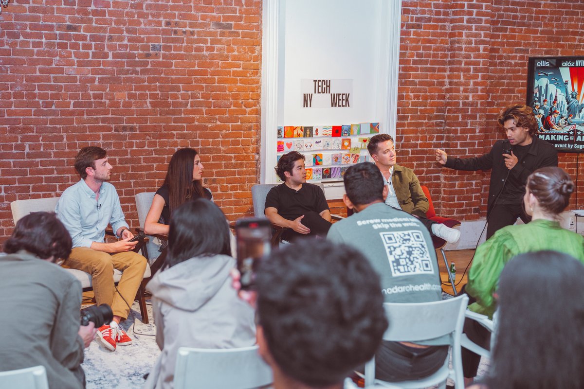 Thank you to those who joined us for our Making In America NY <a href="/a16z/">a16z</a> #TechWeek event! We were thrilled to connect with ambitious leaders and professionals. 

Thank you to <a href="/_sagnikbasu/">Sagnik Basu</a> for organizing the event! 

As well as our panelists: <a href="/sampeiomichi/">Sampei Omichi</a> , <a href="/Amiewiley_/">Amie</a>  <a href="/hvgo/">Hugo</a> and Don
