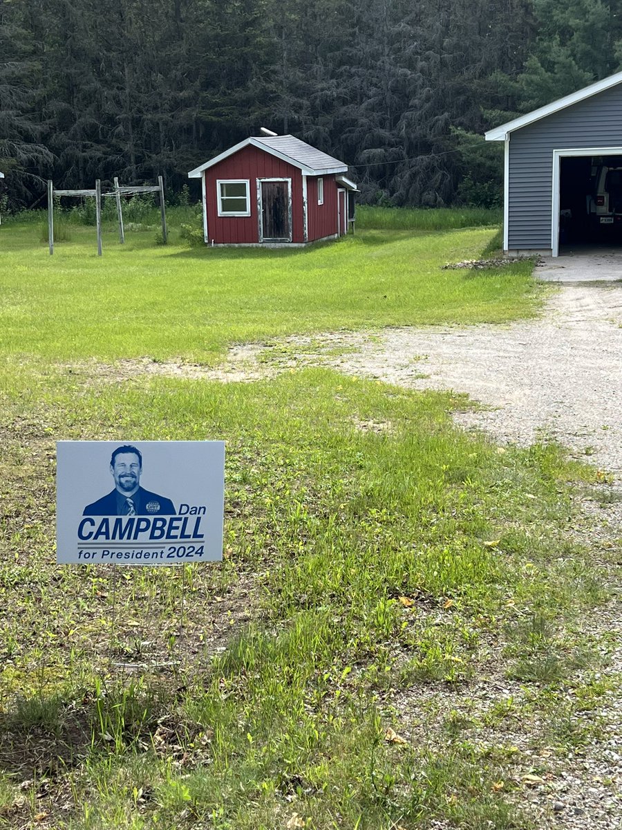 It’s time to get serious on my 2024 politics and get my yard signs out. ✌🏻

#OnePride 
#MCDC2024