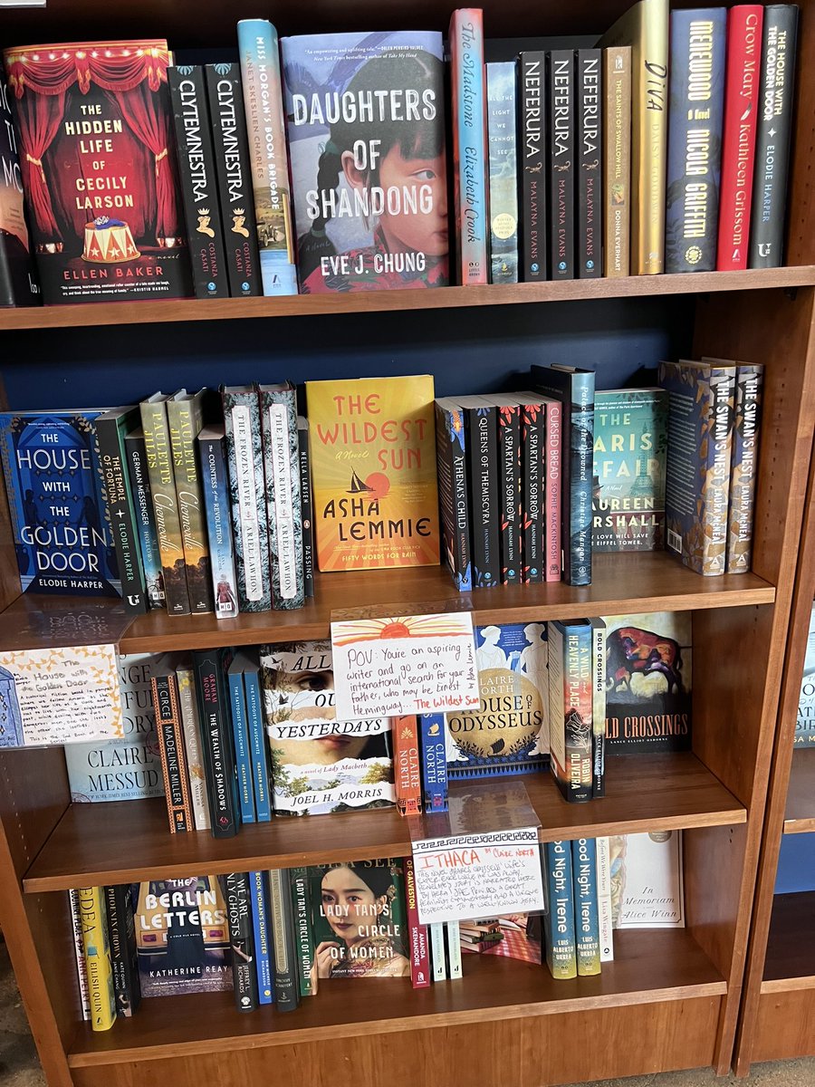 I spy something in the historical fiction section of Lark &amp; Owl, Georgetown  <a href="/astarte73/">#LGBTQ+ historical fiction with a French accent!</a>