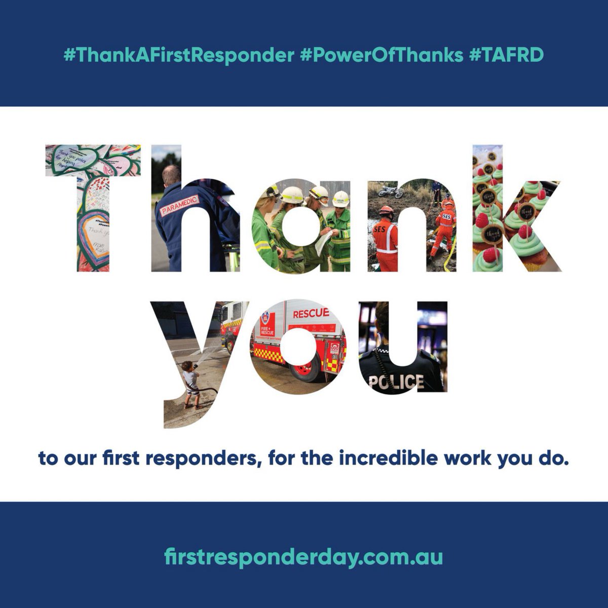vicsesnews's tweet photo. Today is Thank a First Responder Day, the national day of appreciation for first responders and their families.
Thank you to our wonderful SES volunteers, and to all those on the frontline keeping our communities safe. #WeWorkAsOne
https://t.co/4m9tCMkmvI https://t.co/3irIHvfyyY