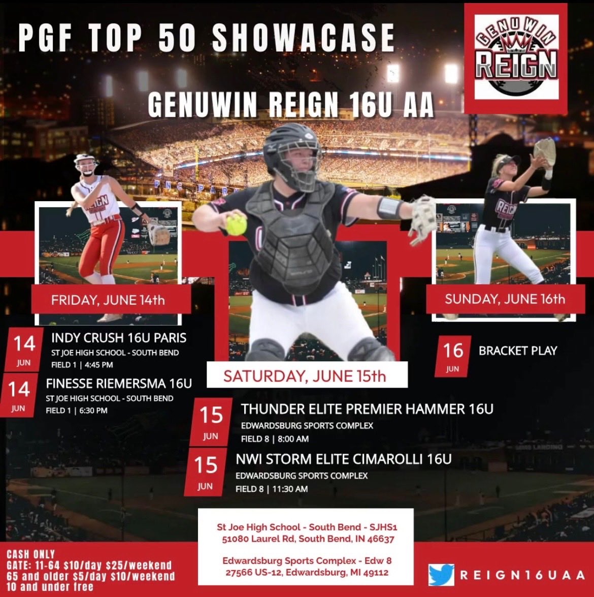 The Reign is headed to South Bend, IN.