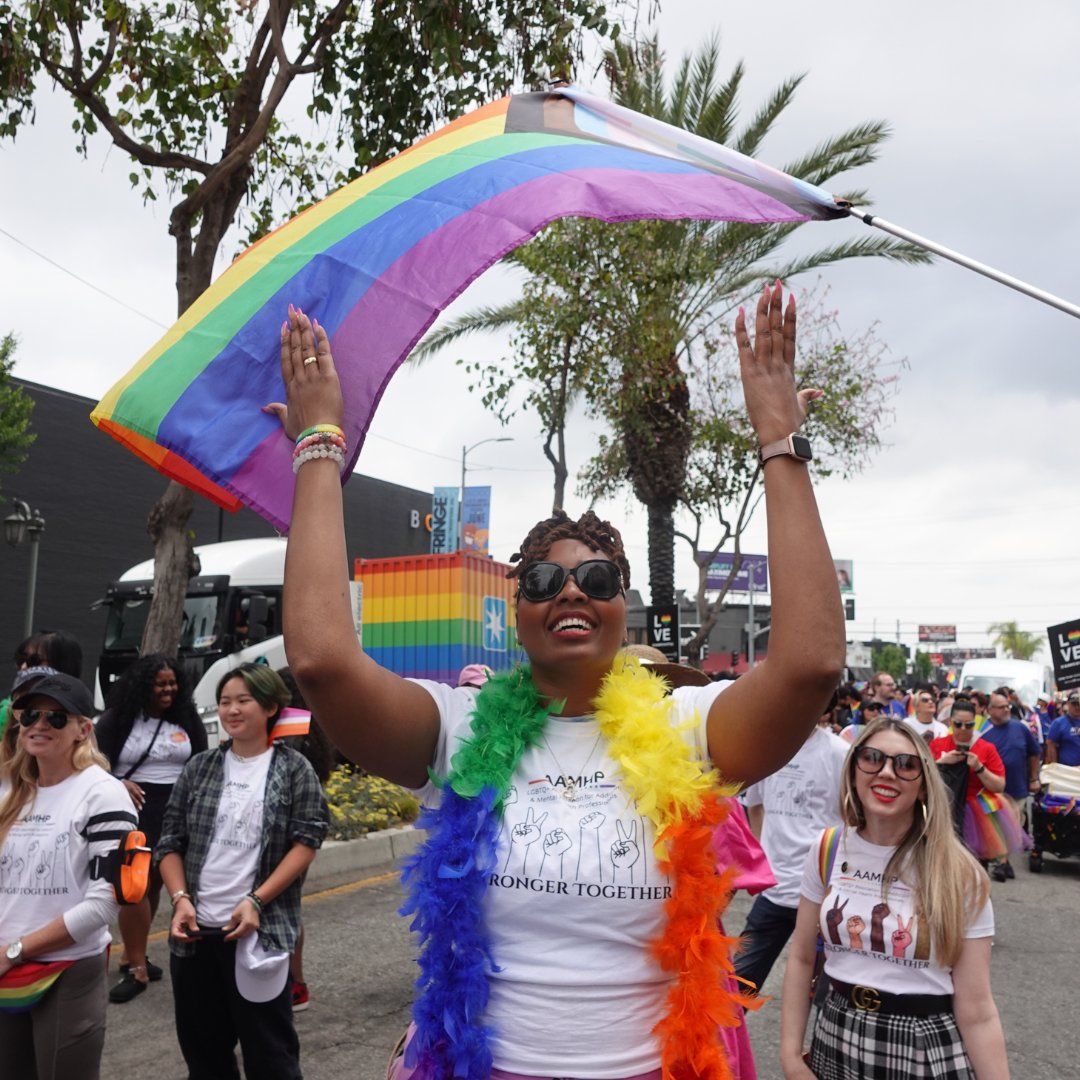 LAOPCenter's tweet photo. We had an amazing time at LA 2024 Pride! π³οΈβππ Thank you to AAMHP for your support and to our LAOP team for making it memorable. Let's keep championing inclusivity and celebrating diversity! #Pride2024 #AAMHP #LAOP https://t.co/jTOzCOAXuA