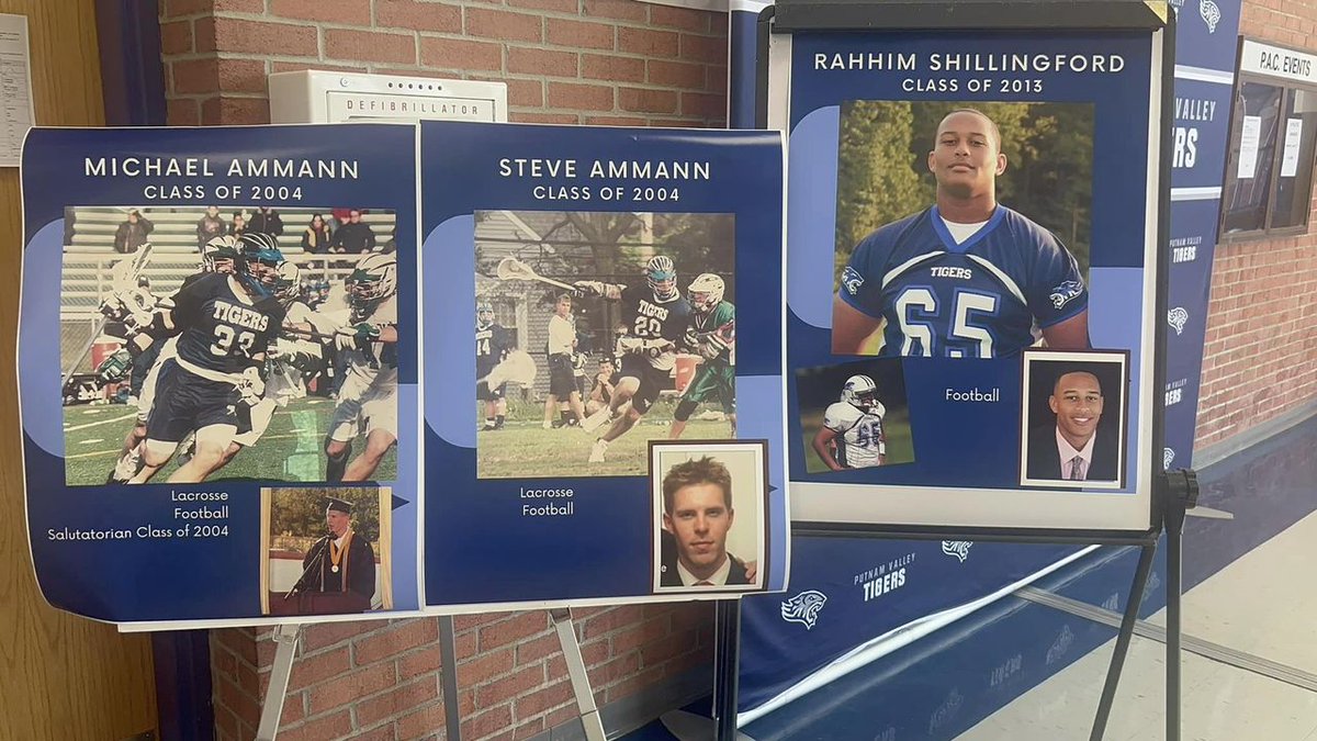PutnamValleySchools (@putnamvalleycsd) on Twitter photo Hall of Fame Induction Ceremony-Congratulations to Rahhim Shillingford (2013) and Steve & Michael Ammann (2004) Pics: Dad-Phillip Ammann with Coach Brian Kuczma accepted on behalf of his two sons - Rahhim with PVHS teacher/coach Ryan Elsasser. <a href="/jluft1/">Dr. Jeremy Luft</a> Hall of Fame Induction Ceremony-Congratulations to Rahhim Shillingford (2013) and Steve & Michael Ammann (2004) Pics: Dad-Phillip Ammann with Coach Brian Kuczma accepted on behalf of his two sons - Rahhim with PVHS teacher/coach Ryan Elsasser. <a href="/jluft1/">Dr. Jeremy Luft</a>