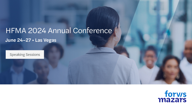 amanda_wmsn's tweet photo. At the upcoming HFMA 2024 Annual Conference, Brian Pavona, Norman Mosrie, Ray Baxter, as well as Ben Owings of @ForvisMazarsUS will be speaking at the event. See the agenda for more information: https://t.co/tMaudIF6ph https://t.co/Ai3Kq6qupj