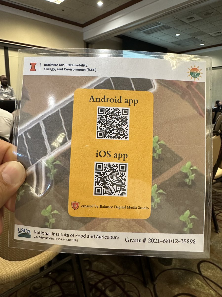 bijubjs's tweet image. #Agrivoltaic game developed by #SCAPES team. Scan QR code to play in #Apple #IOS and #Android devices! #AgrivoltaicsCon