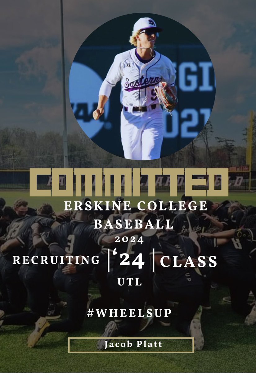 JacobPlatt18's tweet photo. I would like to thank everyone who has helped me get to this point in my career, God, my family, friends, coaches, and my wife. With this being said I am continuing my baseball career under @CoachCroc at Erskine College! @FleetBaseball @eastern_arizona @kimballk11 @LChavez_2018 https://t.co/JfnA2sE3mj