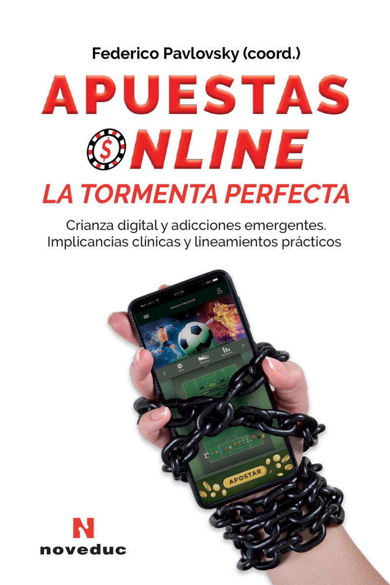 Lanzamos la preventa de un texto sobre el fenómeno de las APUESTAS ON LINE.
Aquí el link de la preventa
noveduc.com/productos/apue…