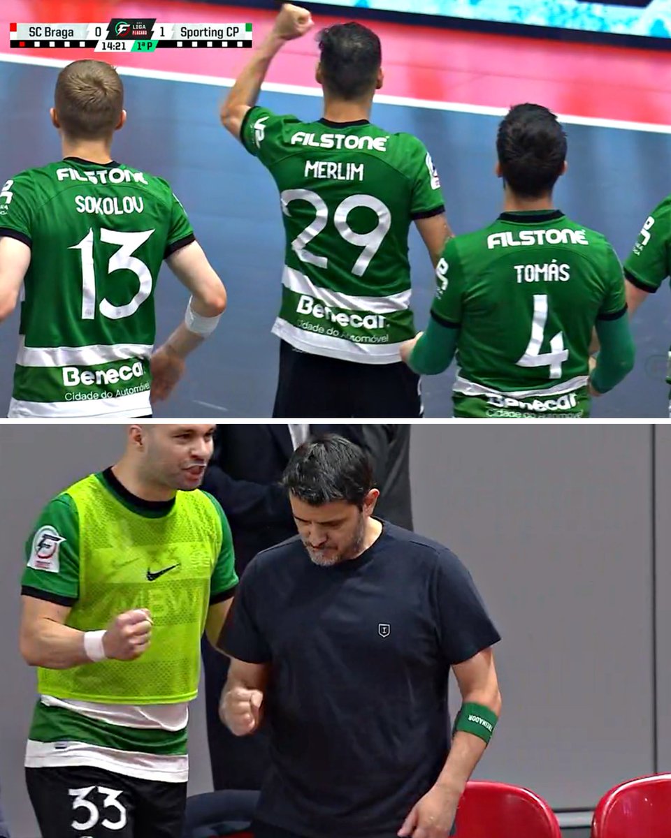 Sporting venceu o Jogo 2 em Braga e está a uma vitória do tetracampeonato de futsal!