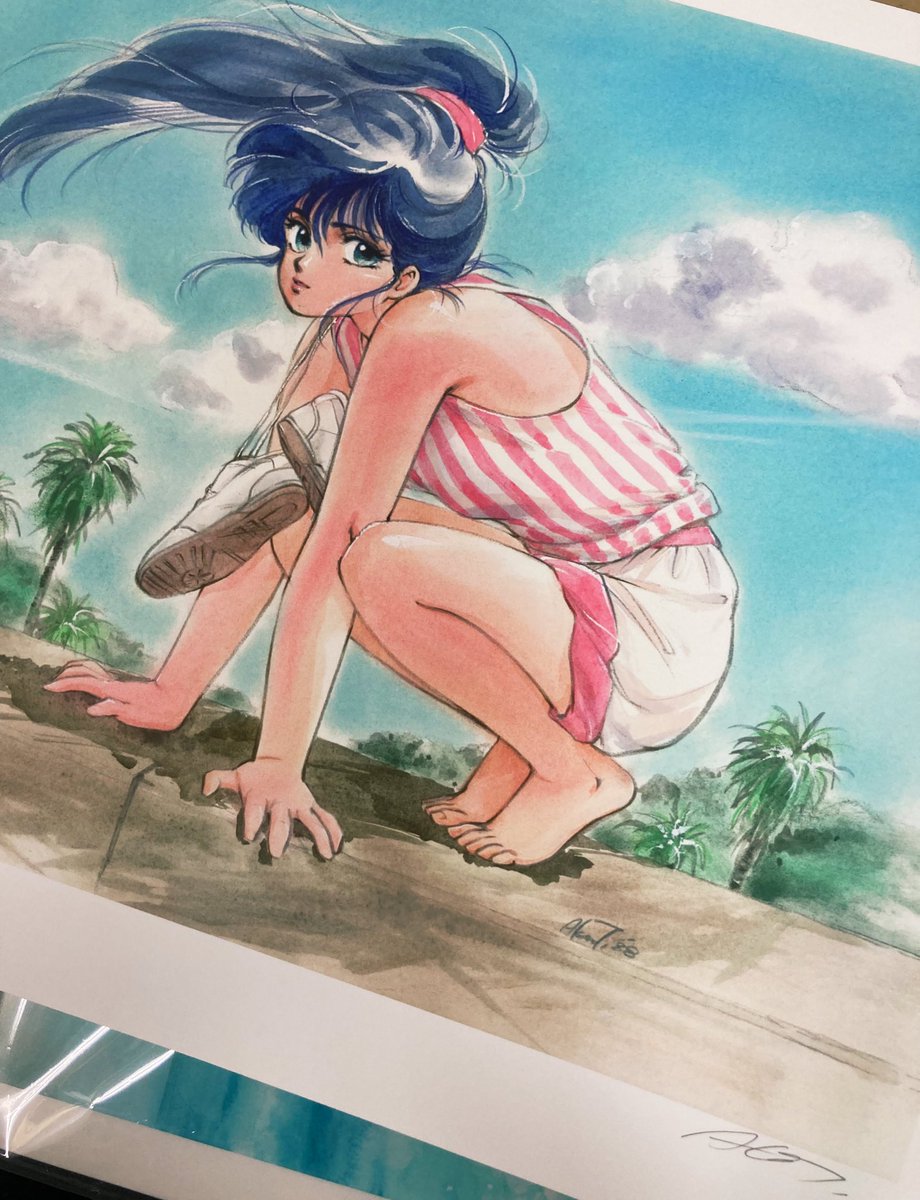 きまぐれオレンジロード 展】 #高田明美 先生より新作88グラフの色校正