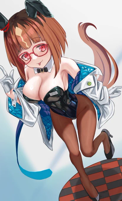 アウター着てるバニーさん好きです#これを見た人はバニーガールをTLに放流しよう 