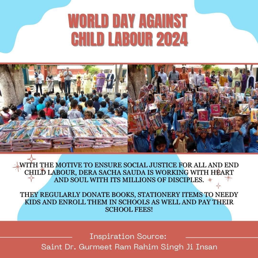 gagni1925's tweet photo. Let us make "Padhega India, Tabhi Toh Badhega India" a reality, and build a better tomorrow for our country.

Don't force your children into child labour, give them proper education. Also help poor needy children to get education. 
#WorldDayAgainstChildLabour
#EndChildLabour https://t.co/VwDhphh5JO