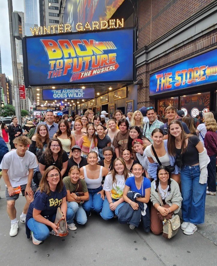 BBPArtandMusic's tweet photo. BBPHS Tri-M had a fabulous time seeing “Back to the Future” on Broadway tonight!  #BBP #TriM #ThisIsBBP #MusicalTheater https://t.co/hcWAD2xFdr