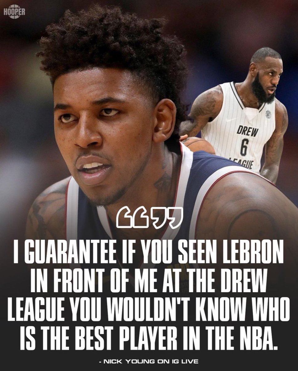 Hoopss's tweet photo. Nick Young been delusional. https://t.co/LStoUKEXb6