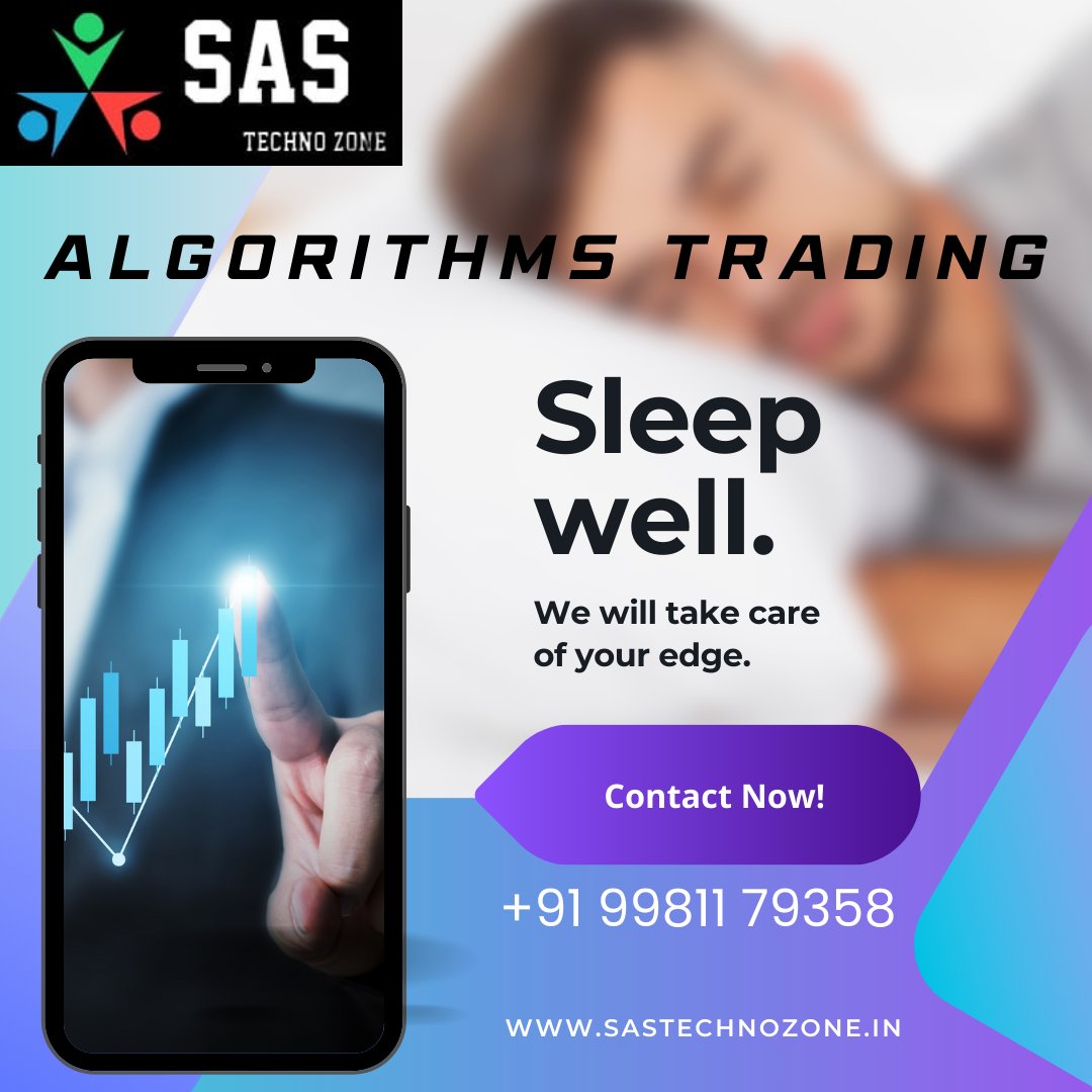 sastechnozone's tweet image. "Algorithms never sleep, ensuring 24/7 market analysis. 🌐⏰ #24HourTrading #AlgorithmicEfficiency #GlobalMarkets"
For More Info:💁♂️
📞:+91 99811 79358
🌐: sastechnozone.in
📨: info@sastechnozone.in
#SAStechnozone #AlgorithmicTrading #AutomatedTrading #TradingAlgorithms