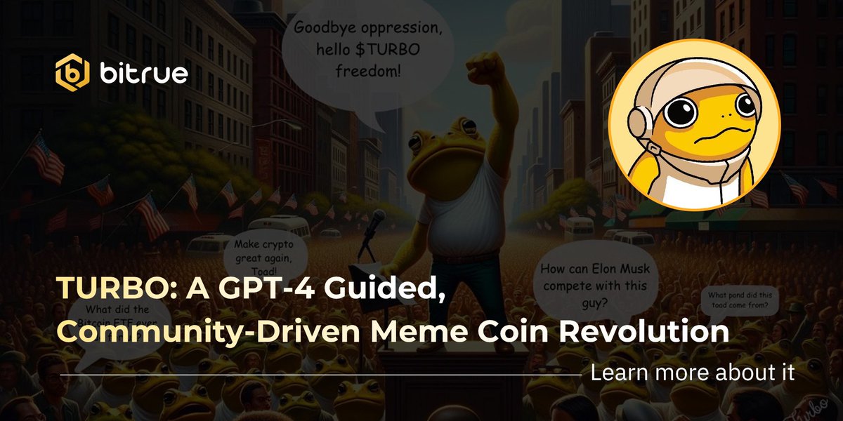 📖 TURBO: A GPT-4 guided, community-driven meme coin revolution. Let’s take a look at what makes $TURBO from <a href="/TurboToadToken/">Turbo 🐸</a> such a fascinating project.

1/ TURBO began as a bold experiment in cryptocurrency creation. Inspired by the power of artificial intelligence, the