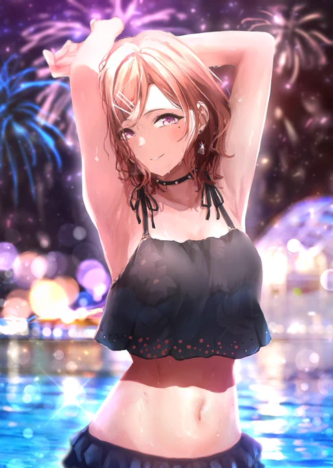 #暑いので水着絵を貼る 