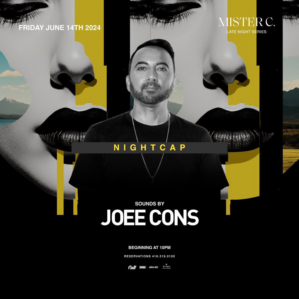 This Friday June 14th back at Mister C. for 'Nightcap' ✨