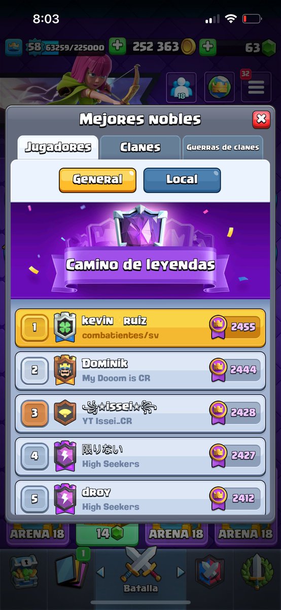 kevinsainz_CR's tweet image. Top 1 con x-bow🔥