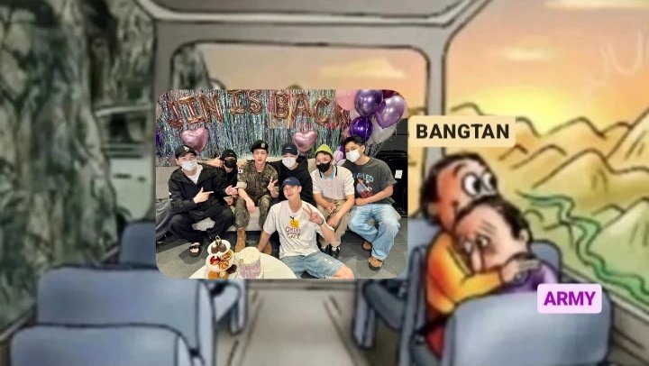 Depois de muita espera tivemos uma foto OT7 do BTS, hoje o ARMY venceu. 💜

KIM SEOKJIN IS BACK
ARMY FOREVER BANGTAN FOREVER