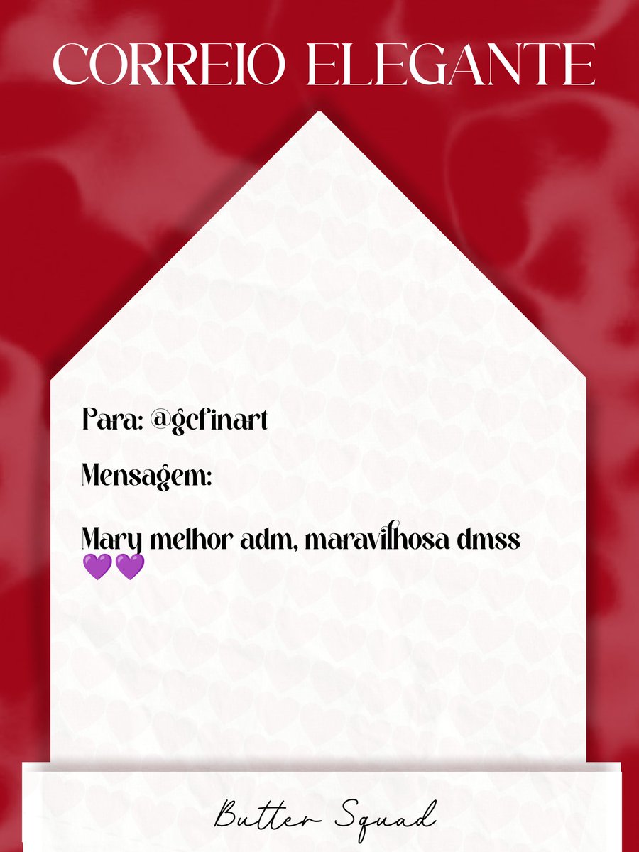 buttersquadofc's tweet photo. 💌 SMS! 

Correio elegante para você @gcfinart 

de uma pessoa anônima ❤ https://t.co/7tgkhXVvjc