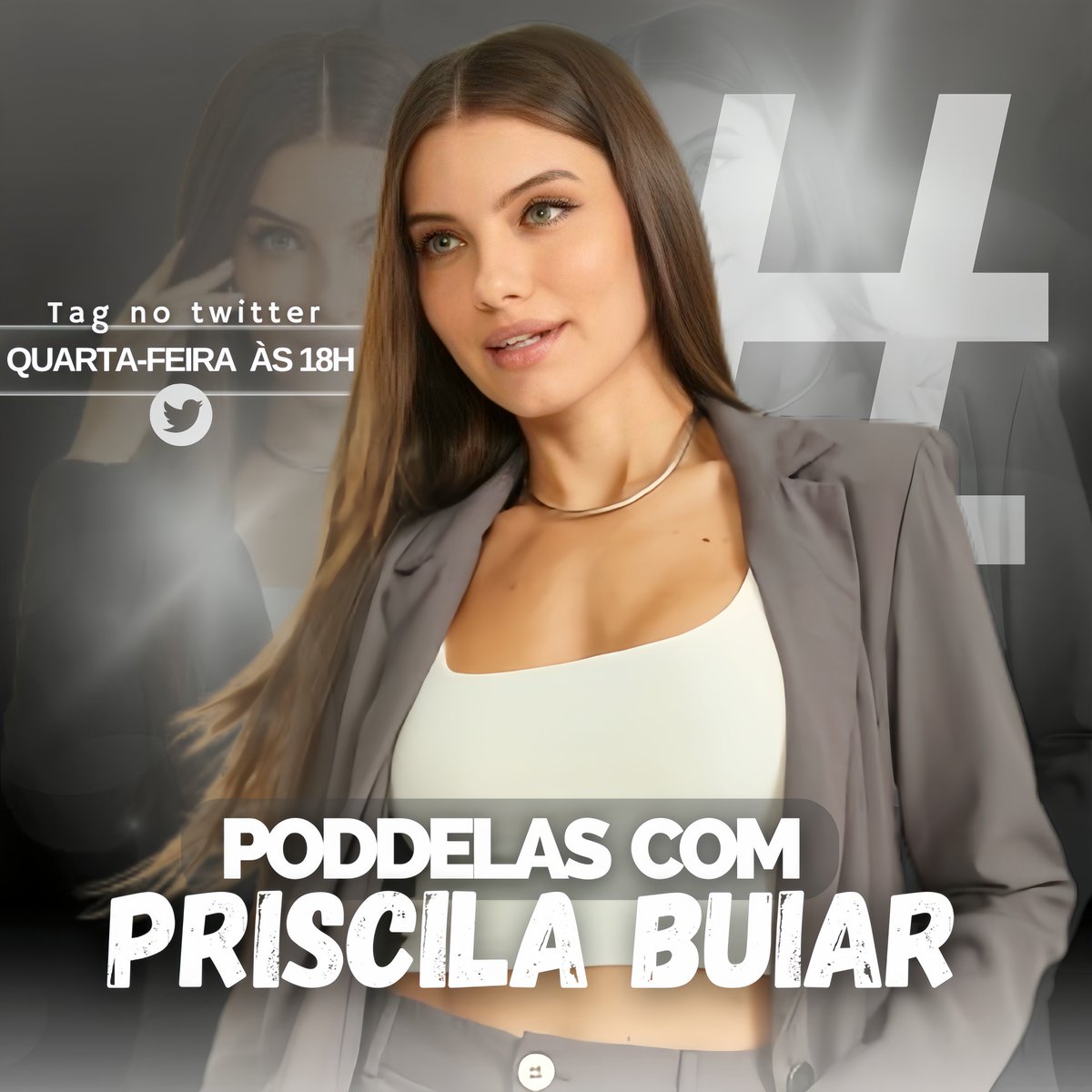 🚨 Vamos fazer barulho nessa rede social? Todas as bandidas convocadas hoje as 18h para a tag:
PODDELAS COM PRISCILA BUIAR