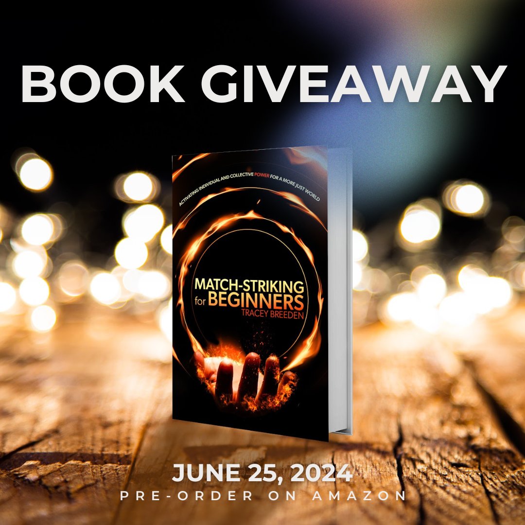 traceybreeden's tweet photo. 🔥BOOK GIVEAWAY🔥

Goodreads Book giveaway for MATCH-STRIKING FOR BEGINNERS: ACTIVATING INDIVIDUAL AND COLLECTIVE POWER FOR A MORE JUST WORLD by Tracey Breeden 

Enter to win one of 50 free Kindle copies  
JUNE 11 - JUNE 23RD!! 
https://t.co/bxYxbs7M8Z
#Pride #book #giveaway https://t.co/3SaaMmyvJ7