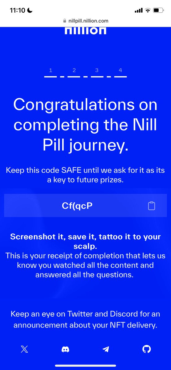 CryptoRunsDry12's tweet photo. @nillion https://t.co/Qxn03CqZT5