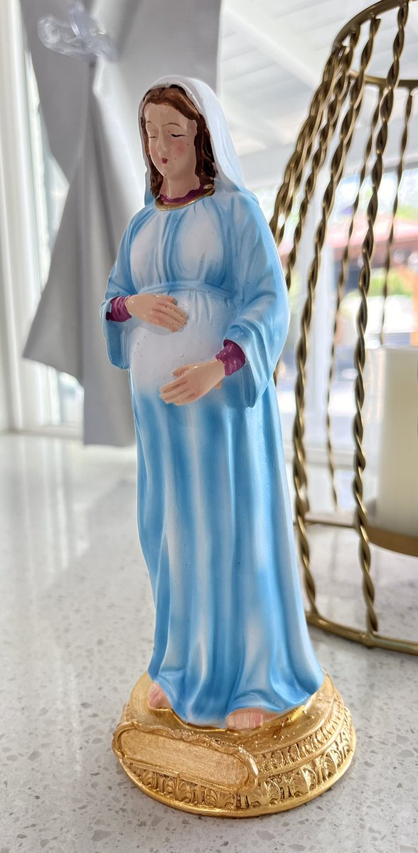store_catholic's tweet photo. FREE STATUE!!  We will be giving away a free pregnant Mary statue!!  Same rules apply, retweet to enter.  Must be following this account so that we can DM the winner. Winner will be announced later this month.  #catholic #mary #hailmary https://t.co/aETKR2bzM9