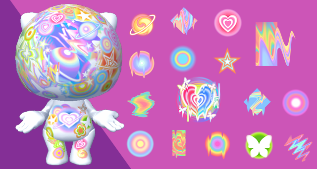 PlayToyverse's tweet photo. 🚨🚨NEW STICKER RELEASE🚨🚨
🌈🪐Decorate your nOn in these psychedelic orbs and auras!
--
Sticker Series: Cosmic Auras
Type: Gold Sticker Pack
Brand: POPPIN/VIVID*
Available Timeframe: June 12, 2024 – September 10, 2024 (UTC)