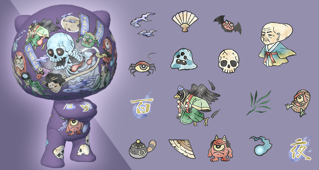 PlayToyverse's tweet photo. 🚨🚨NEW STICKER RELEASE🚨🚨
👻👹One hundred demons carouse in this midnight procession.
--
Sticker Series: Night March of the Yōkai
Type: Gold Sticker Pack
Brand: RETRO NOSTALGIA
Available Timeframe: June 12, 2024 – September 10, 2024 (UTC)