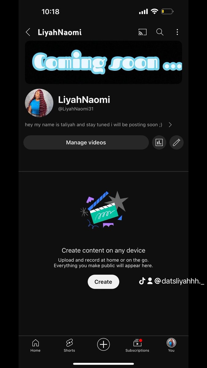 datsliyah1's tweet photo. can yall subscribe to my youtube got real good vids coming https://t.co/9s2vwsTGdW