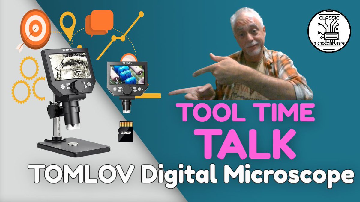 Just put out a new video  at classicmicrocomputers make sure to check it out at 
youtu.be/ldwjE0-abVo .  
Unboxing and review of the Tomlov Digital Microscope