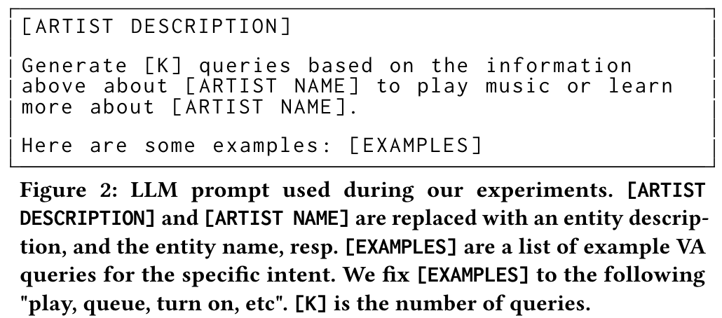 Synthetic Query Generation using Large Language Models for Virtual Assistants

Apple investigates the use of LLMs to generate synthetic queries for virtual assistants that are similar to real user queries and specific to retrieving relevant entities.

📝arxiv.org/abs/2406.06729
