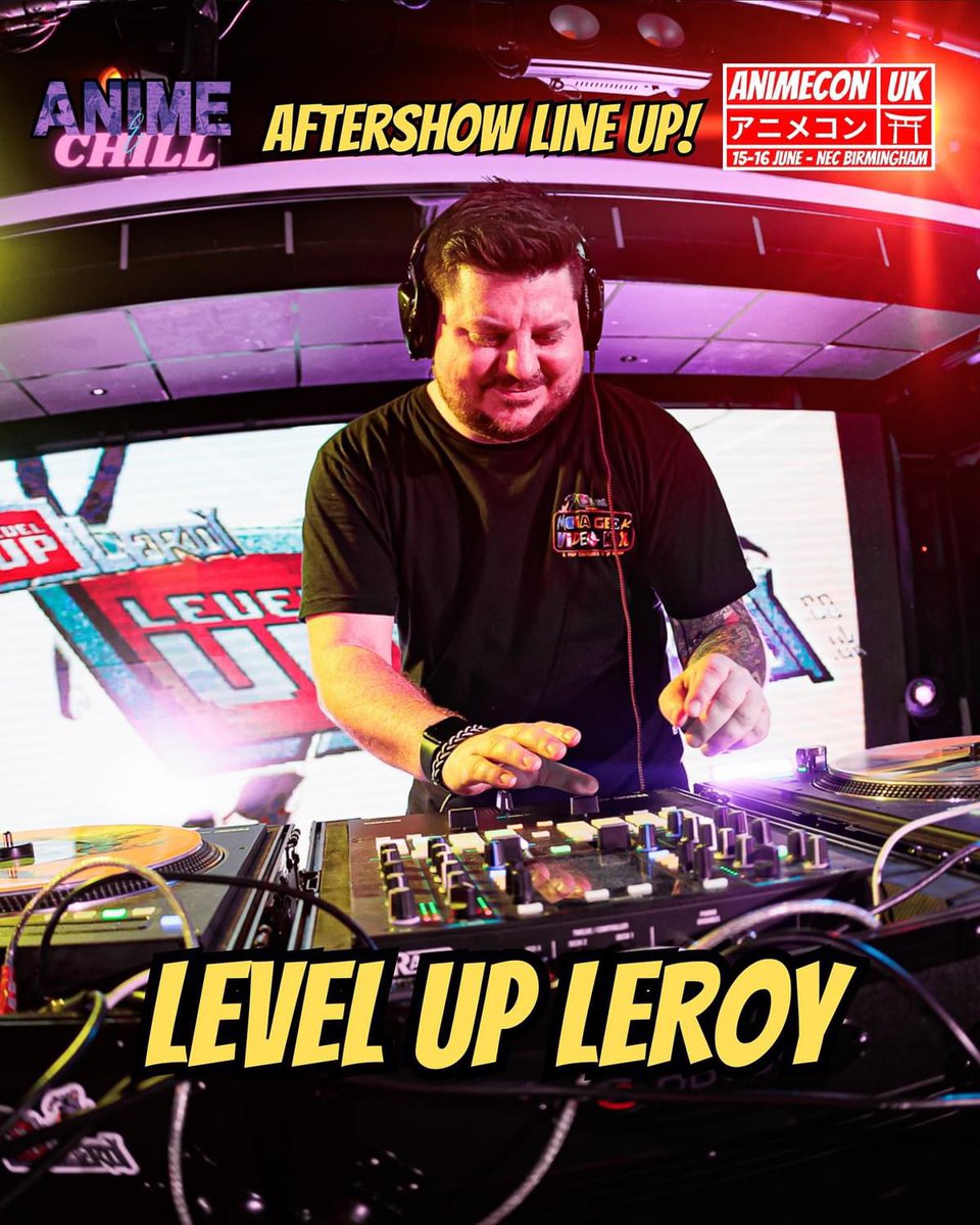 Level Up Leroy / The comic con DJ tweet media