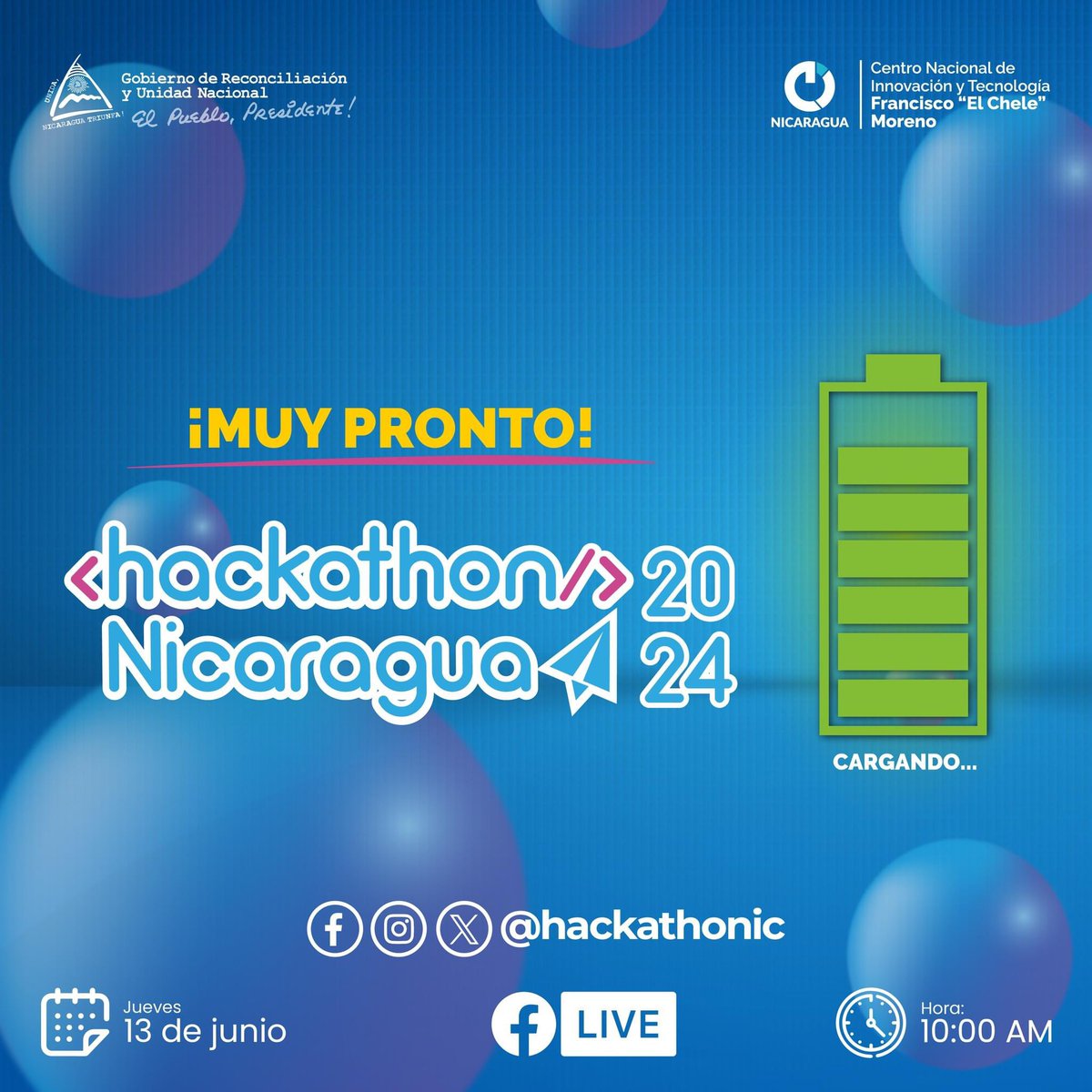 🚀 <a href="/Hackathonica/">Hackathon Nicaragua 🇳🇮</a> dará a conocer fechas de inscripciones y bases de competencia de la 8va edición