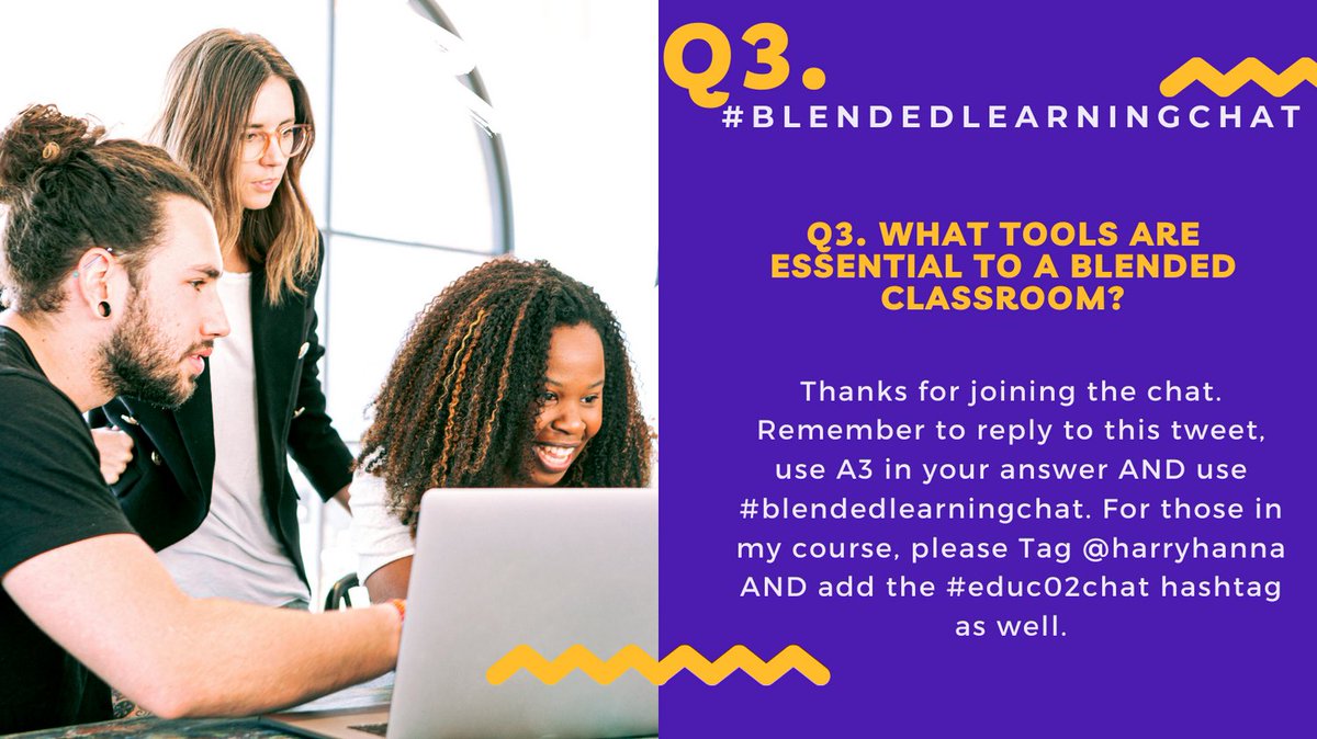 #blendedlearningchat What tools are essential? #educ502 #educ502chat #blendedlearningchat
<a href="/harryhanna/">Harry Hanna NBCT</a>