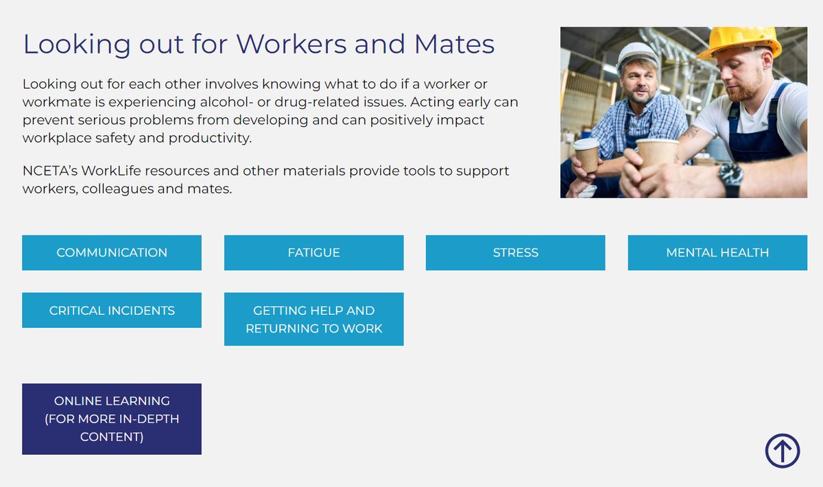 The workplace is an important environment for improving men's health and we all play a part. Check out our holistic health resources: worklife.flinders.edu.au/looking-out-fo… 
<a href="/MensHealthWkAU/">Men's Health Week Australia</a> #videos #onlinelearning #toolboxtalks #mentalhealth #fatigue #stress #drugs #alcohol #conversations 🤗