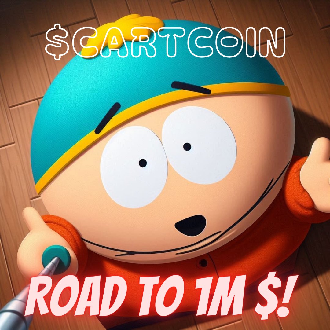 CartmanCoinES's tweet photo. 🚨🚨Sorteo!!

Hola xik@s. Aqui Eric Cartman. El inconfundible e inigualable. Hoy vengo a regalar nada más y nada menos que 1 #SOL para que compreis $cartcoin valorados en (140€) (30M de $cartcoin). Lo único y #gratis que tenéis que hacer es:

- Seguidme aqui y en @EricCartmanCoin.
- Dar #like, #retweet y guardad la #publicación.
- Mencionar a tus 3 #criptoinfluencer favoritos, si no tienes, los primeros que se te vengan a la cabeza.
- Escribir junto a las tres menciones el hastag #CartmanCoin y una foto mia

Y ya estaría. #GRATIS!! Solo por ayudar a un niño de 8 años que buscar ser un criptoinfluencer de éxito.

📅 Diremos el ganador cuando lleguemos a los 1000 seguidores o bien el día 27 de Junio.

#criptomonedas #sorteo #BITCOIN #ETH #Solana #bnb #Binance #BitgetSpot #coinmarketcap #Apple #ADA #DOT