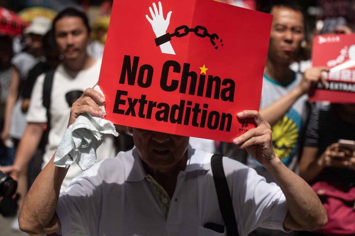 RadioFreeAsia's tweet photo. Five years ago this month, more than 1 million residents took to the streets toprotest a plan to extradite Hong Kongers to mainland China. 

📷: AFP, Reuters https://t.co/IFpb6aeeAH