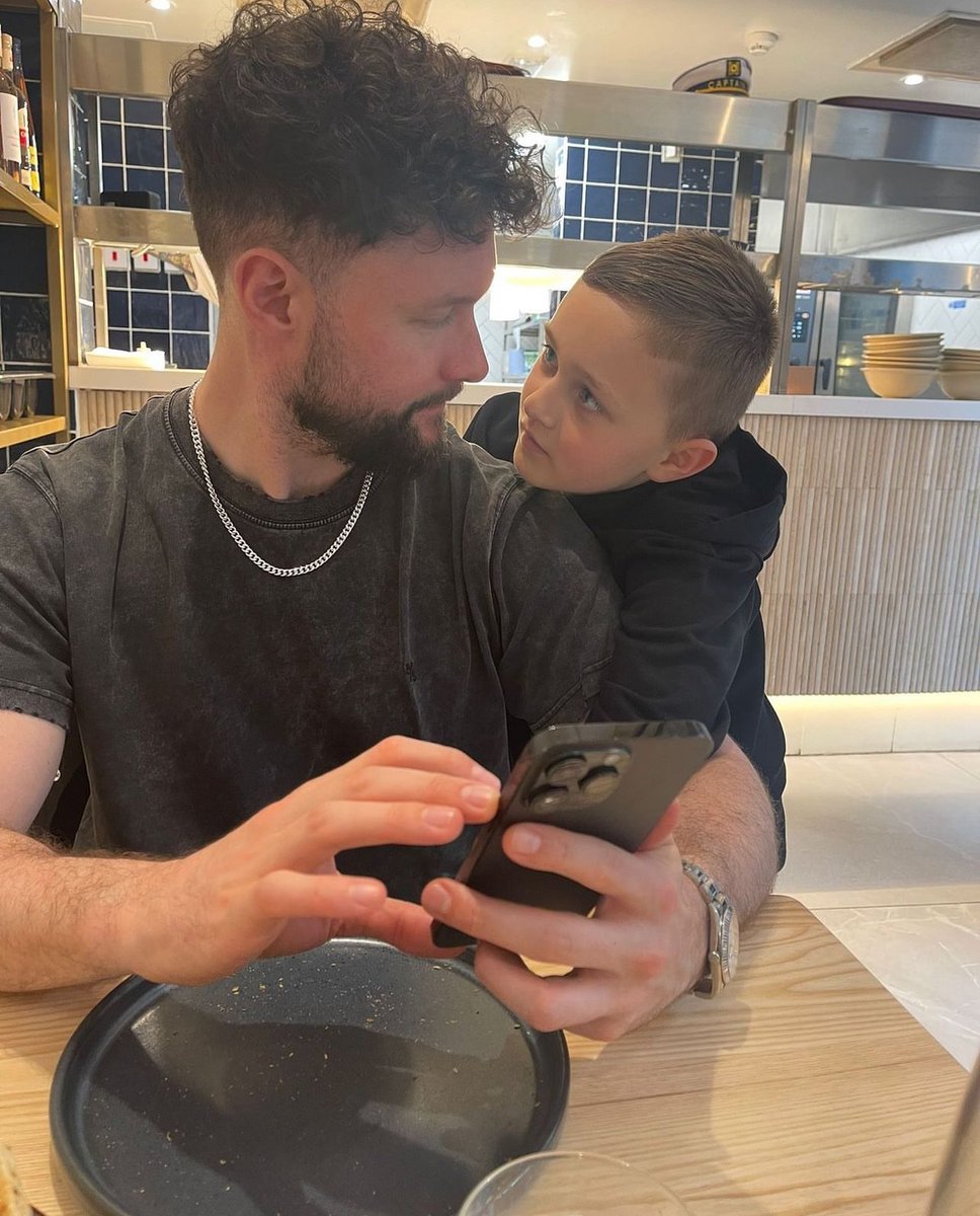 calemundo's tweet image. The boy doesn't understand vocal rest but he's still my favourite little boy in the world. He also knows I am posting this and said, with a smugness in his eyes, This will be my first social post won't it? 😅💔