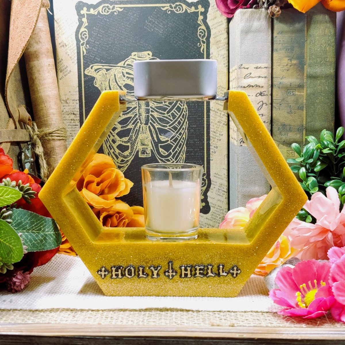 tdarkprimordial's tweet image. Calling all modern witches and seekers of the arcane! Our "Holy Hell Loose Incense Burner" is the perfect companion for your sacred space. Let its mystical allure inspire your secular witchcraft and ritual practices. 🌙✨ #WitchyDecor #MagicTools #TheDarkPrimordial