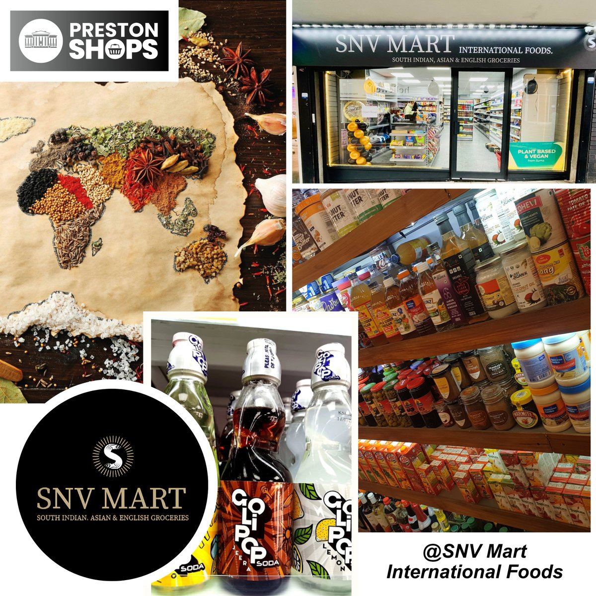 PrestonShops's tweet photo. 🌟 We are thrilled to welcome SNV Mart International Foods to Preston Shops! 🎉🍽️ 🌟 https://t.co/AtIoYtUezf