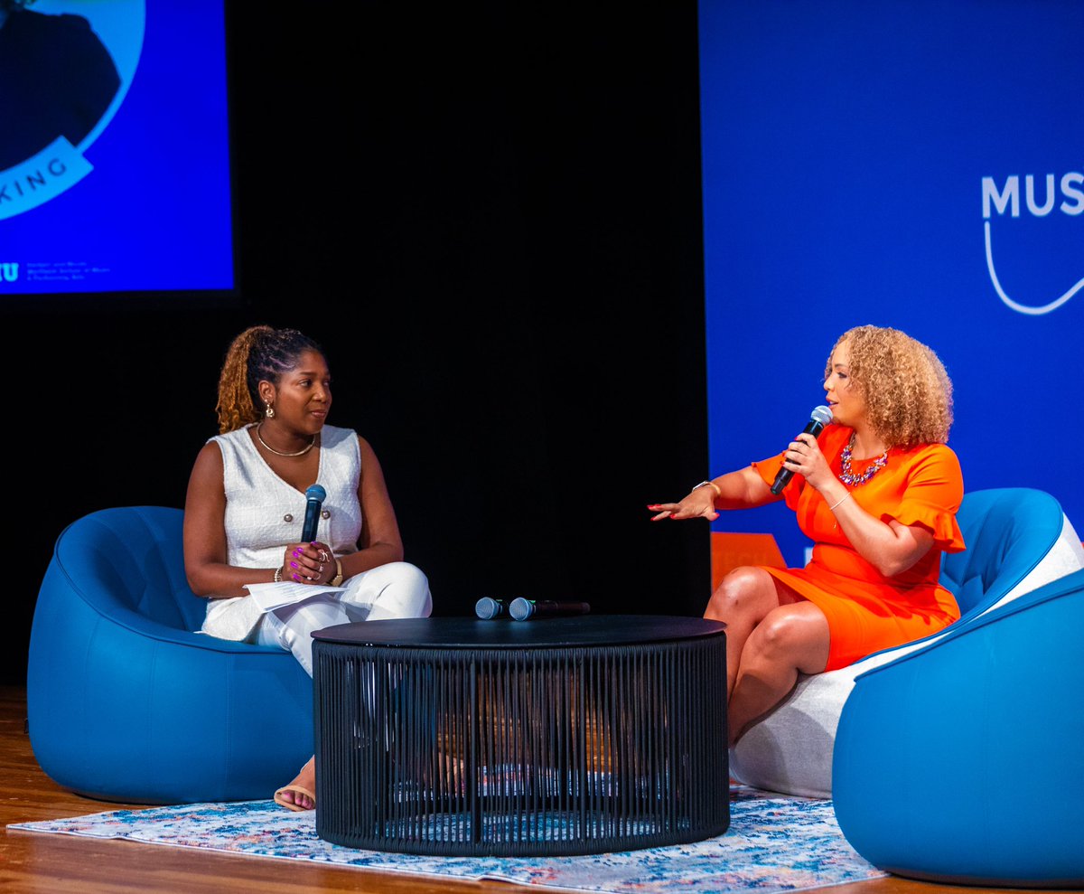 altemajm's tweet photo. Rebecca P. Beiliard in a fireside chat on Empowering Women’s Entrepreneurship in the Music and Tech Industry with Joanne Joseph at the Music Tech Conference in Miami. #MusicTechConference #SeeYouInMiami https://t.co/ODddICnDZs