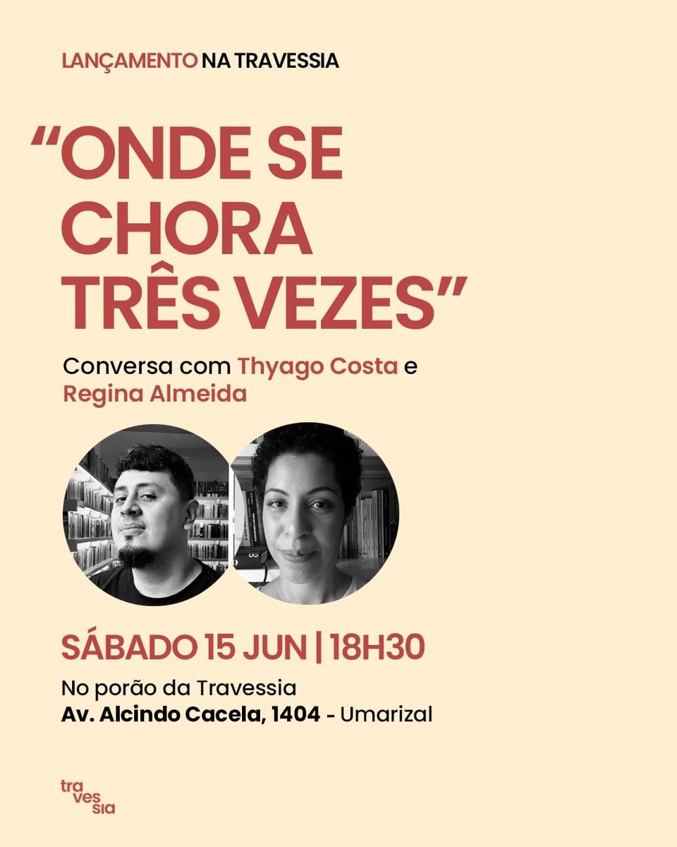 📢 Está chegando! Lançamento de ONDE SE CHORA TRÊS VEZES!

Terei uma conversa com a <a href="/regina_alamaral/">la petite monstrinha</a> ❤️ sobre a concepção da obra e logo em seguida a sessão de autógrafos!
