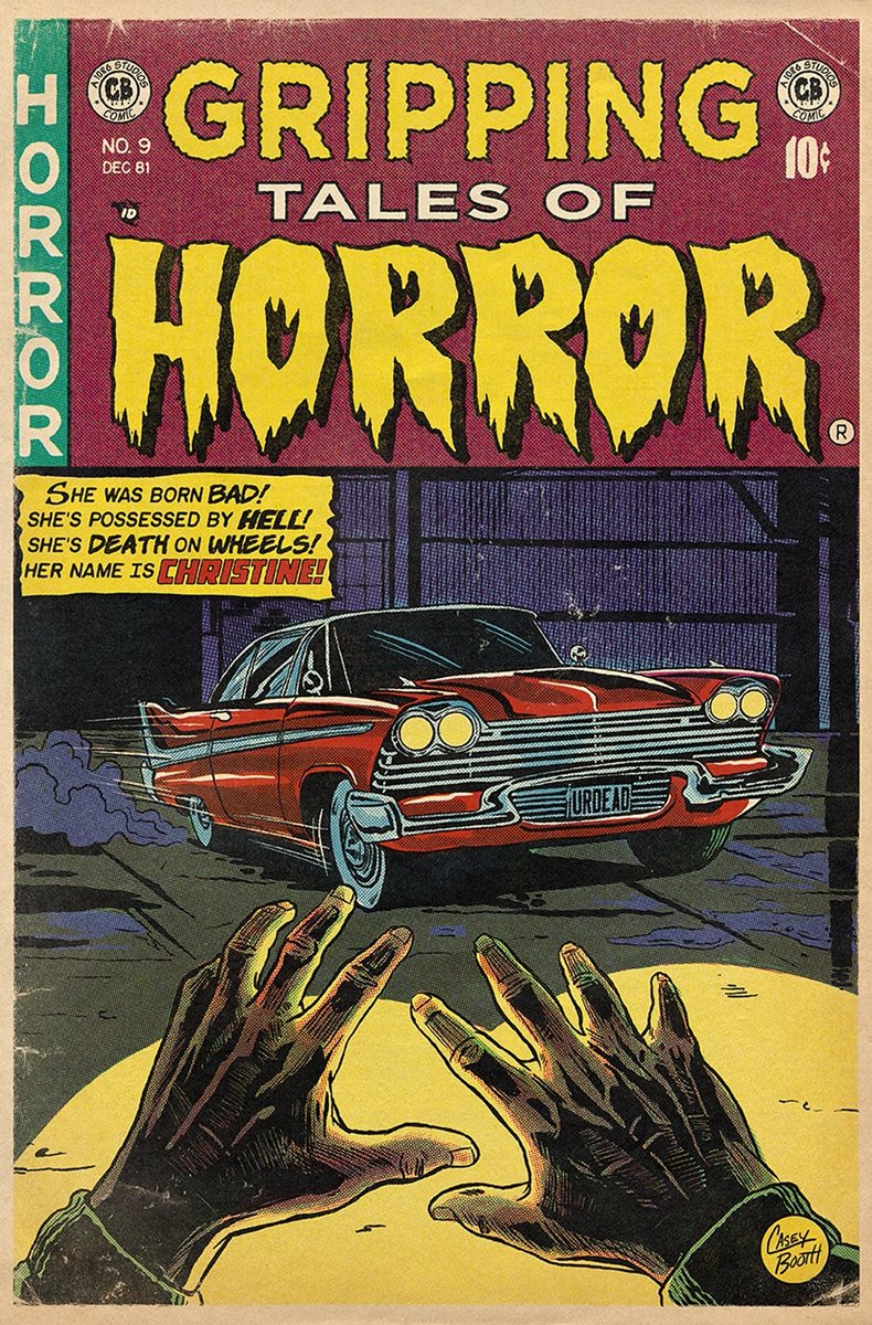 RetroReminiscer's tweet photo. Christine (1983)
Art by Casey Booth. https://t.co/94M2YUKvDm