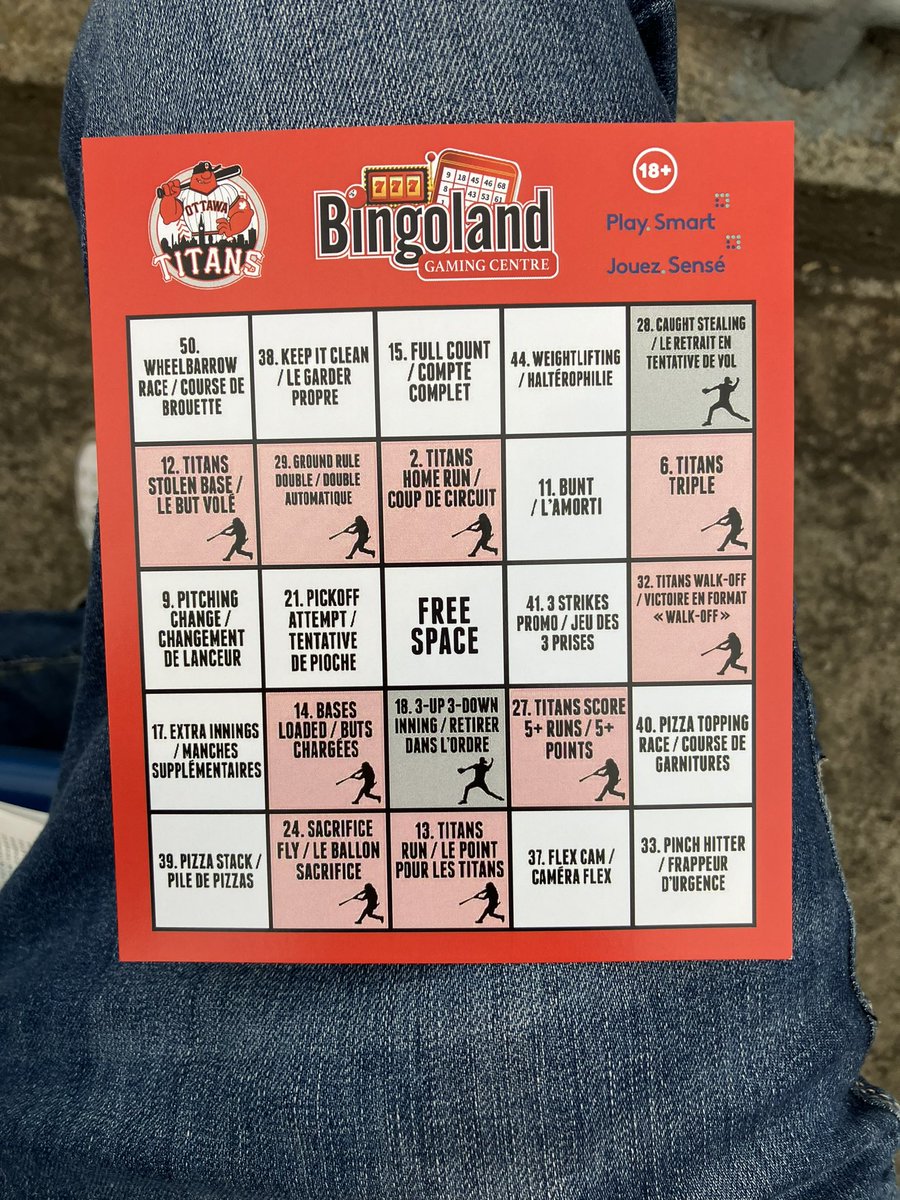 shardo33's tweet photo. #OttawaTitans
#MightCatchABall⚾️
#2x50/50Winner
#BingoNight
#HereToStay https://t.co/wlENPuFv72