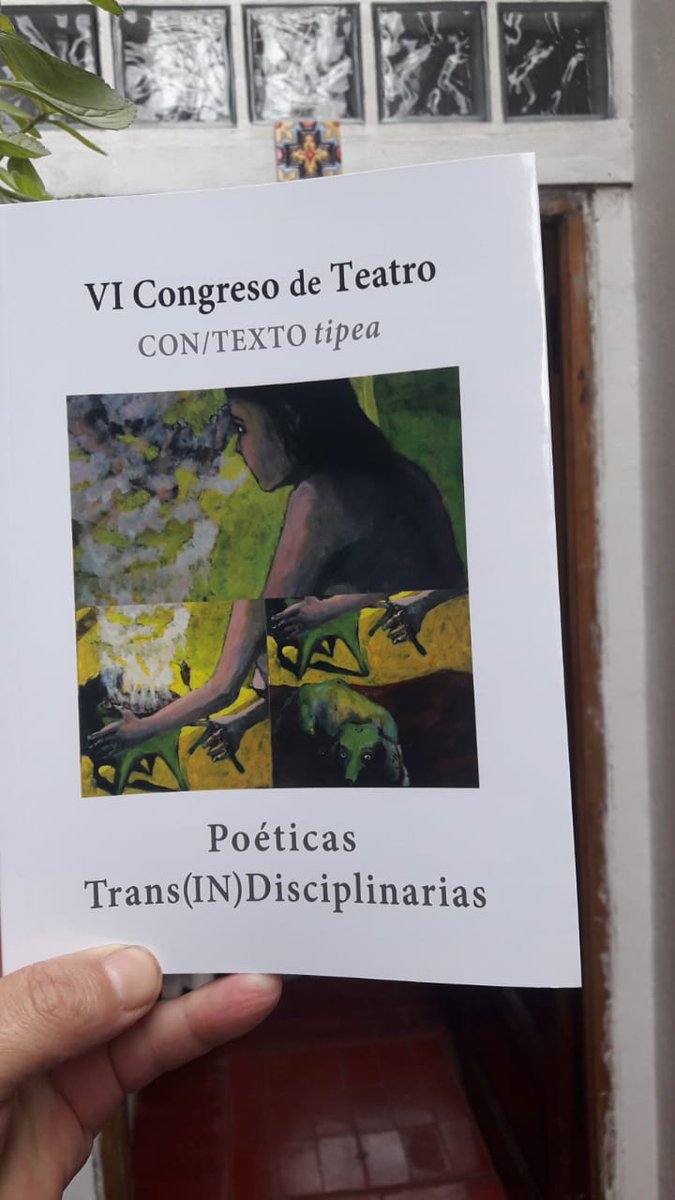 Sale libro nuevo... Publicación de <a href="/CONTEXTOtipea/">CON/TEXTOtipea</a> editado x #fundamentalediciones con el apoyo del <a href="/inteatro_ar/">Instituto Nacional del Teatro</a> y <a href="/Argentorescult/">Cultura Argentores</a> #teatro #congresodeteatro #congresocontextotipea