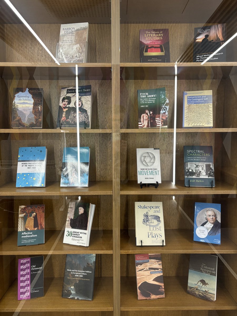 English & Theatre Studies (@ets_unimelb) on Twitter photo Some new additions to our bookshelf, from our wonderful new colleagues Lindsay Goss and Michael Falk…! Congratulations both! Stand by for book launches soon…! Some new additions to our bookshelf, from our wonderful new colleagues Lindsay Goss and Michael Falk…! Congratulations both! Stand by for book launches soon…!