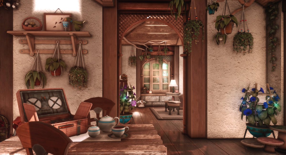 DaenyLove's tweet photo. "Florea" [M] 🍯🪻🐝

 #daenylovehousing #FF14Housing #FF14ハウジング  #hgxiv https://t.co/S9Mkk3NbFc